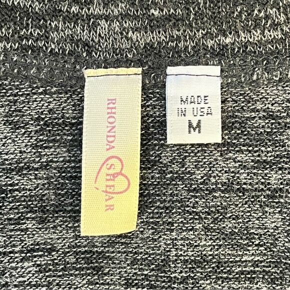 Rhonda Shear Ruffled Front Sweater/ Duster Size Medium New Without Tags - Picture 4 of 7